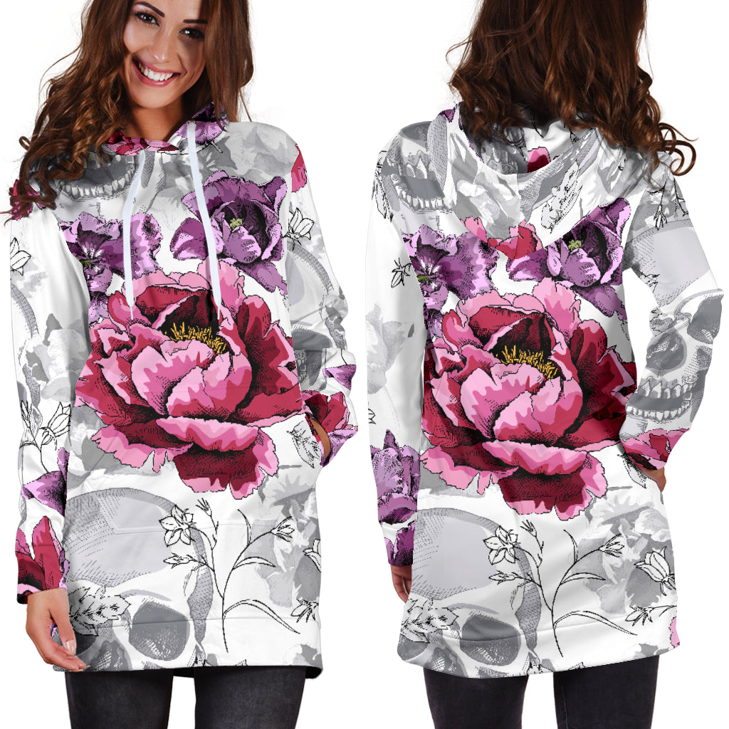 Skulls & Rosses Womens Hoodie Dress