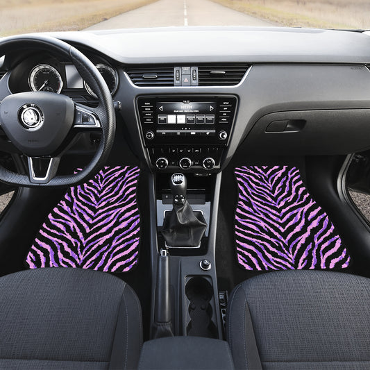 Pink Animal Print Car Floor Mats