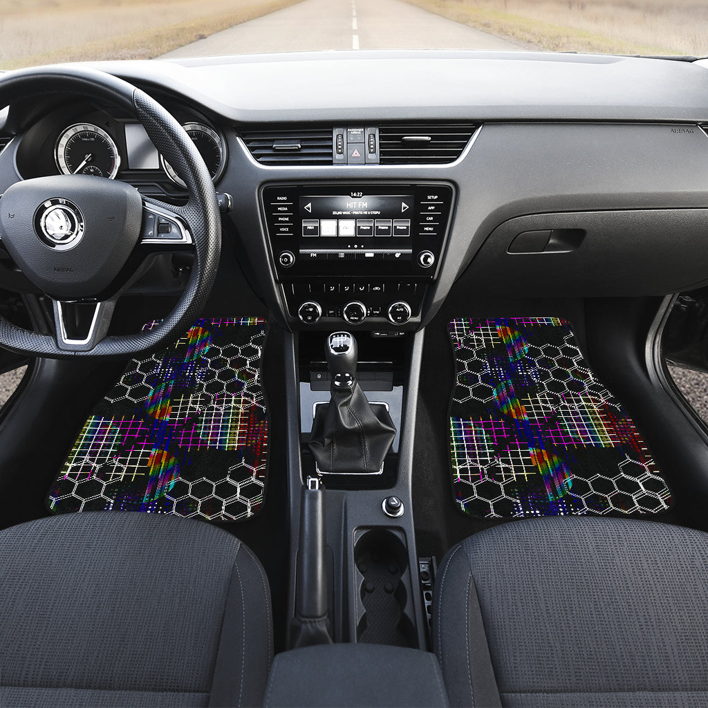 Honeycomb Abstract Car Floor Mats