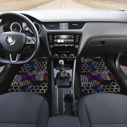 Honeycomb Abstract Car Floor Mats