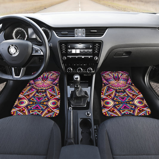 Colorful Tribal Pattern Car Floor Mats