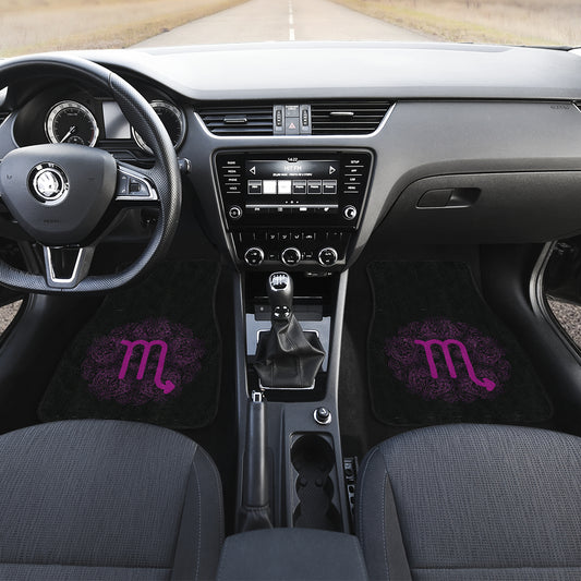 Purple Scorpio Car Floor Mats