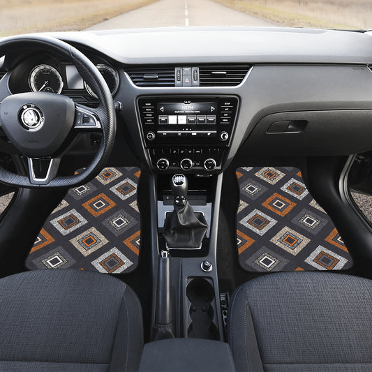 Retro Blocks Car Floor Mats