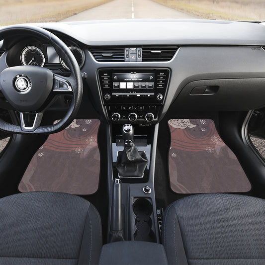 Abstract Floral Car Floor Mats