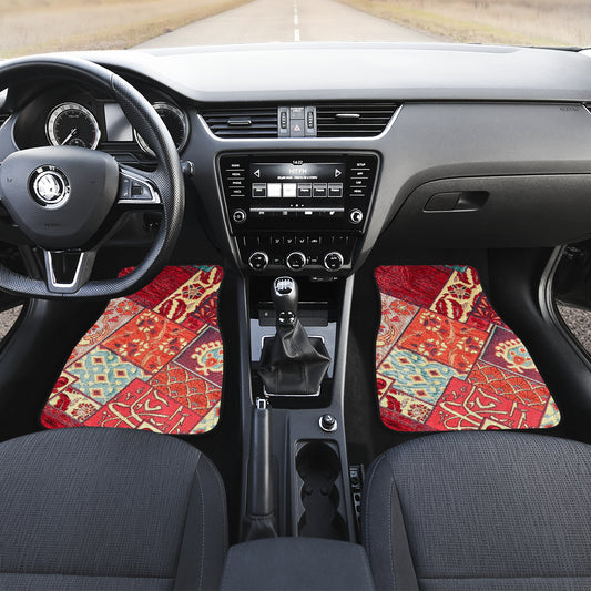 Oriental Patchwork Car Floor Mats