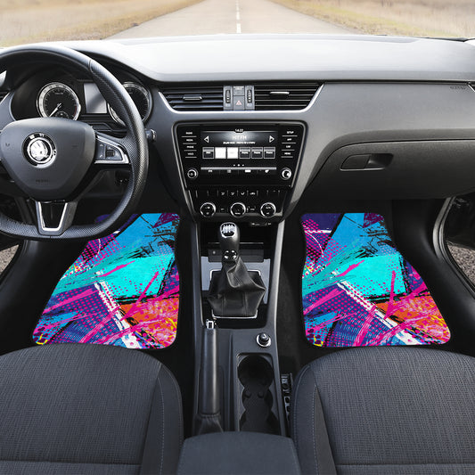 Colorful Abstract Car Floor Mats