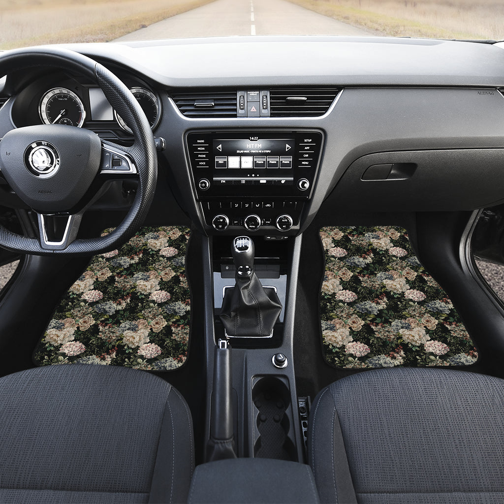 Floral Pattern Car Floor Mats