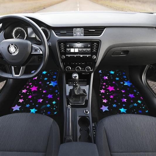 Pink Purple Stars Car Floor Mats