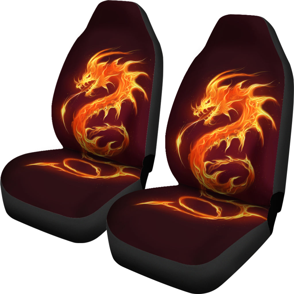 Fire Dragon Car Seat Covers