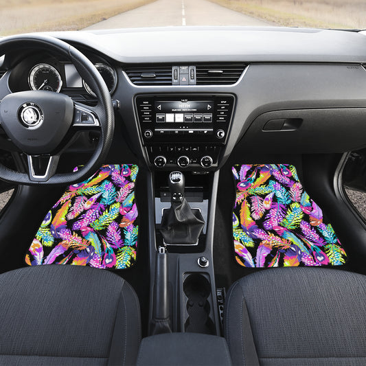 Colorful Feathers Car Floor Mats
