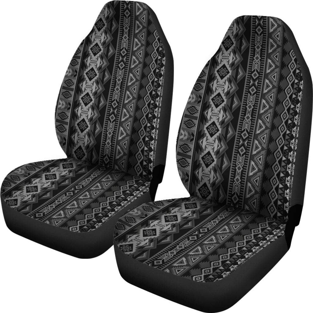 Grey Boho Aztec Car Seat Covers