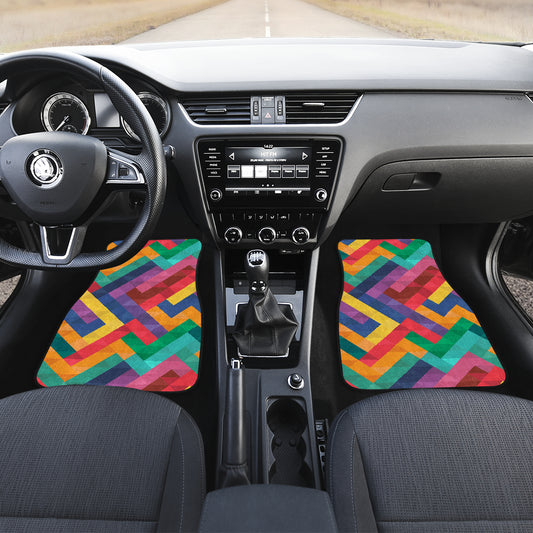 Colorful Abstract Car Floor Mats