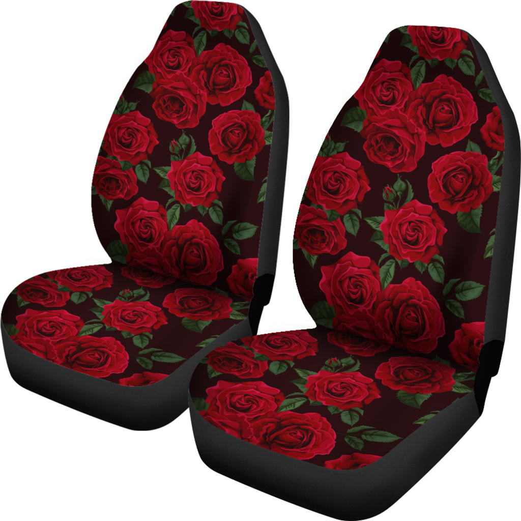 Red Roses Car Seat Covers