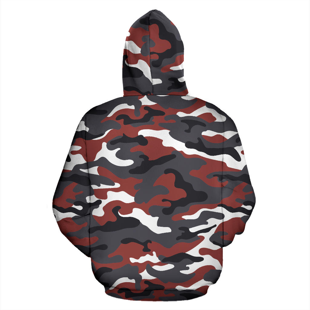 Red Camouflage Hoodie