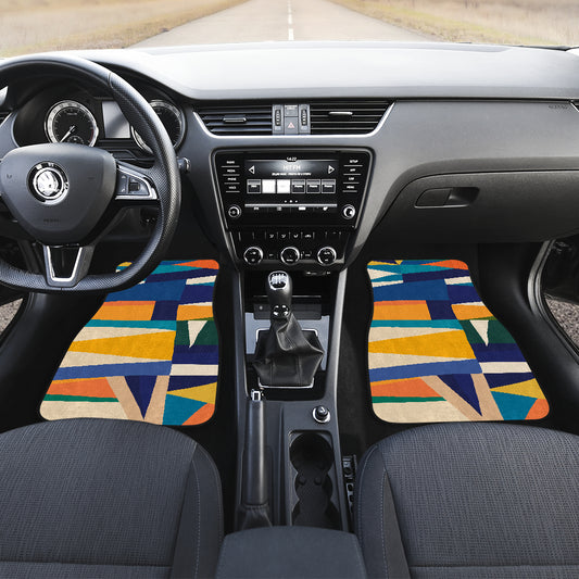 Colorful Abstract Car Floor Mats