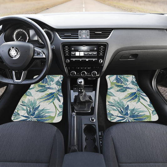 Vintage Plants Car Floor Mats