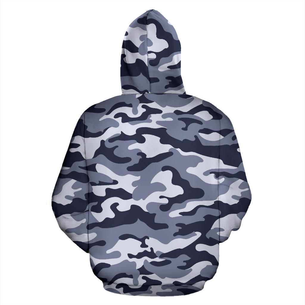 Blue Camouflage Hoodie