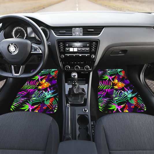 Colorful Plants Car Floor Mats