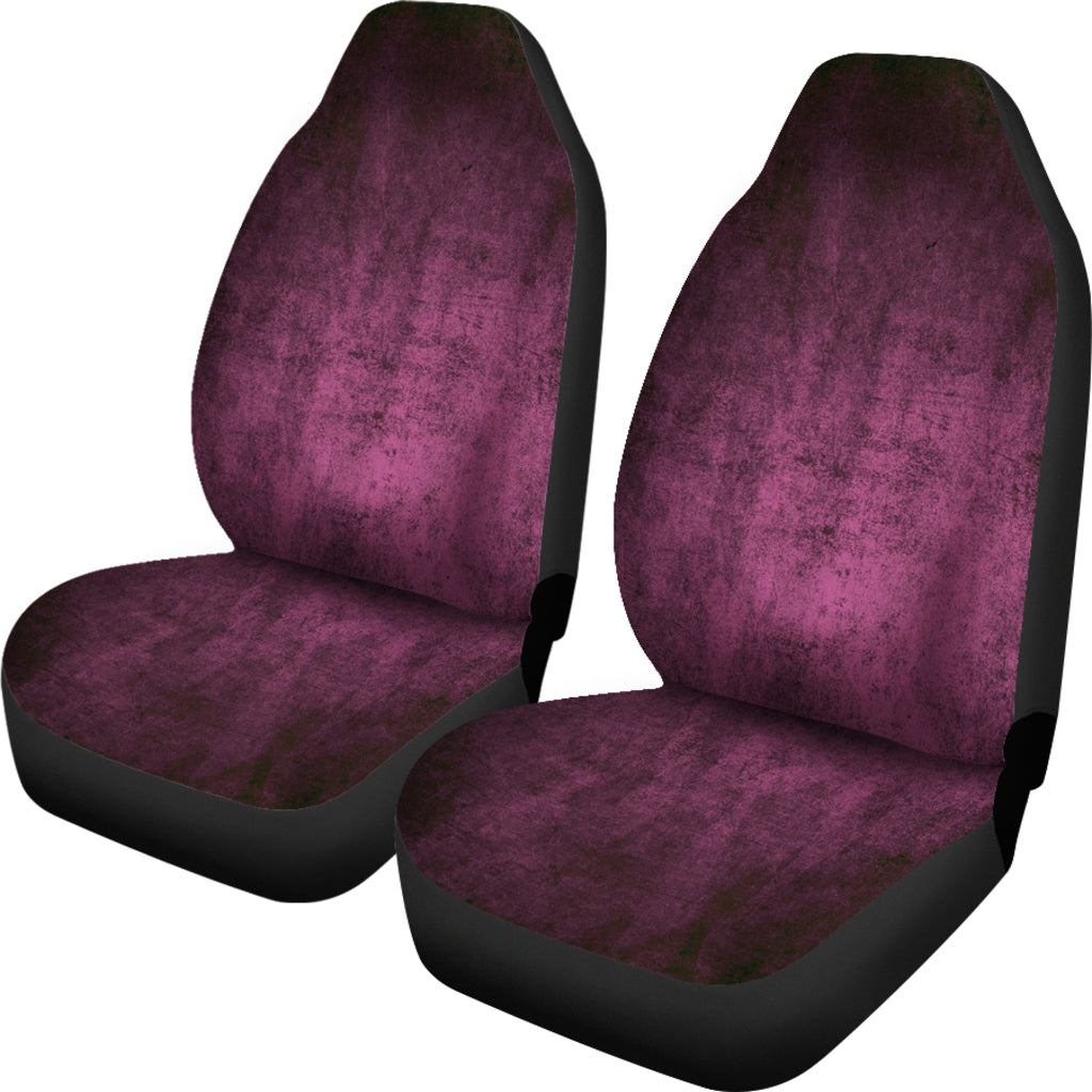 Magenta Grunge Car Seat Covers