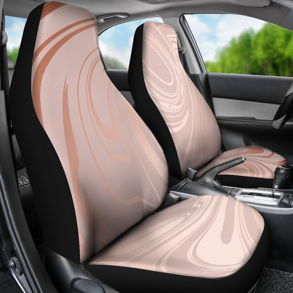 Ivory Swirls Car Seat Covers