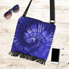 Royal Blue Tie Dye Crossbody Bag