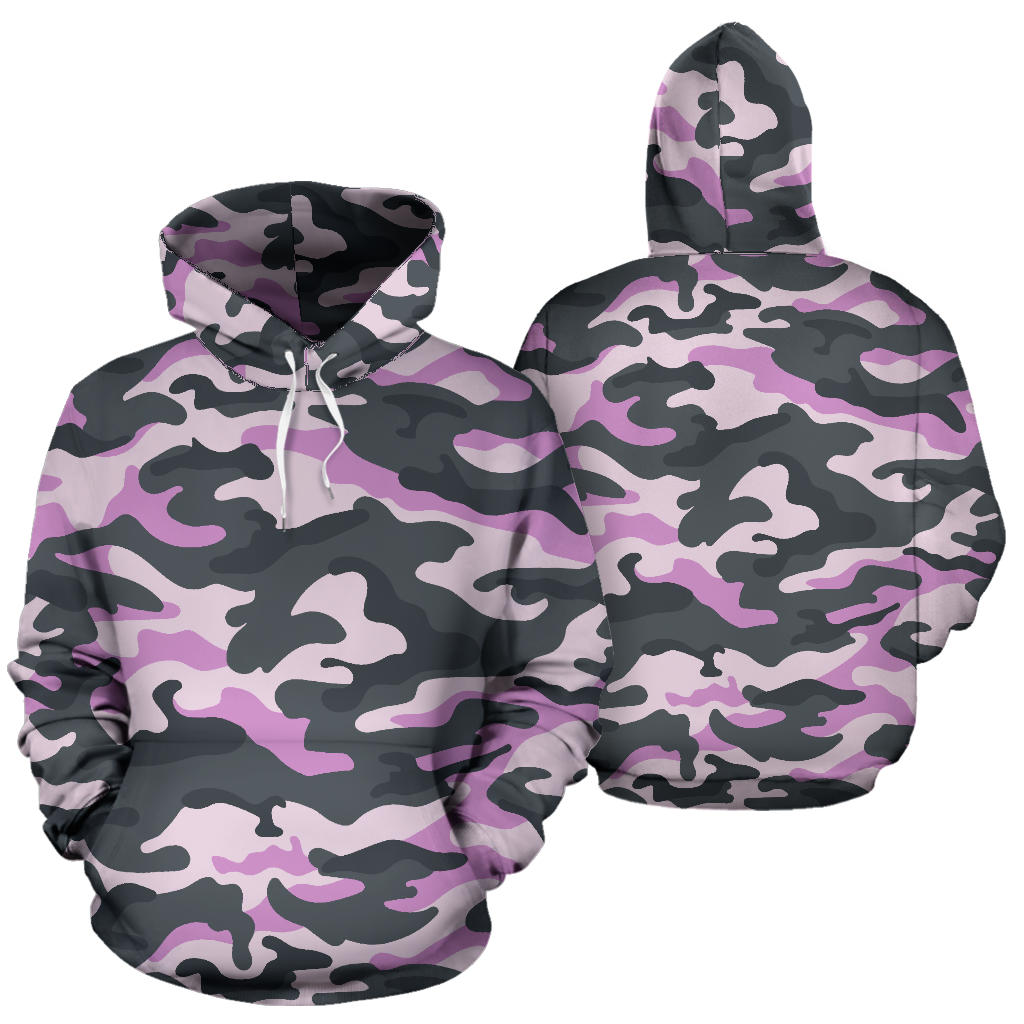 Pink Camouflage Hoodie
