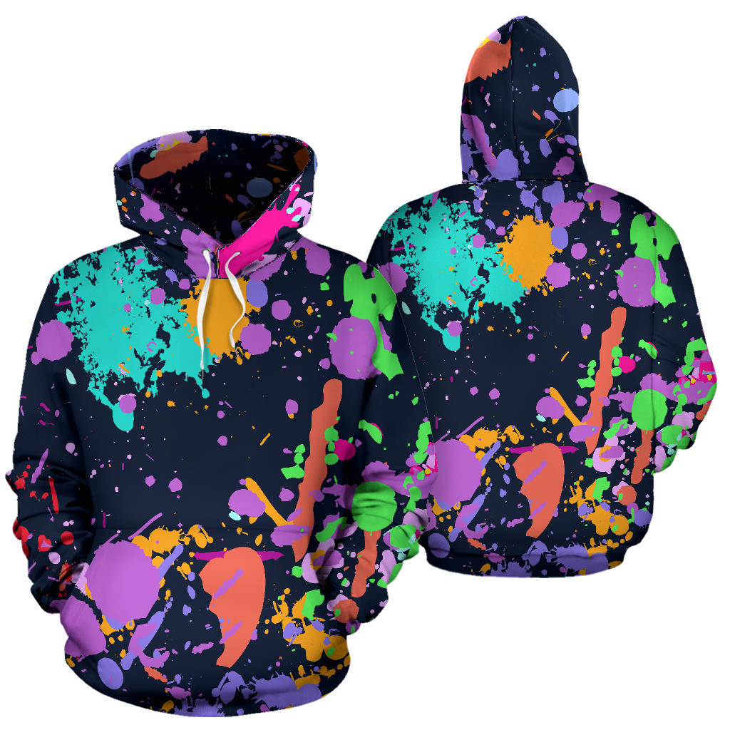 Colorful Paint Drip Hoodie