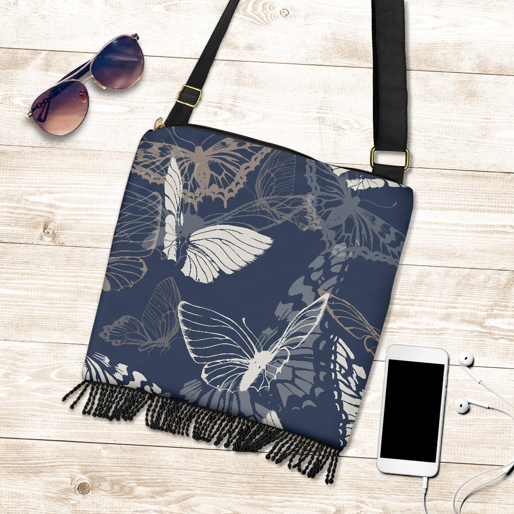 Abstract butterflies Crossbody Bag