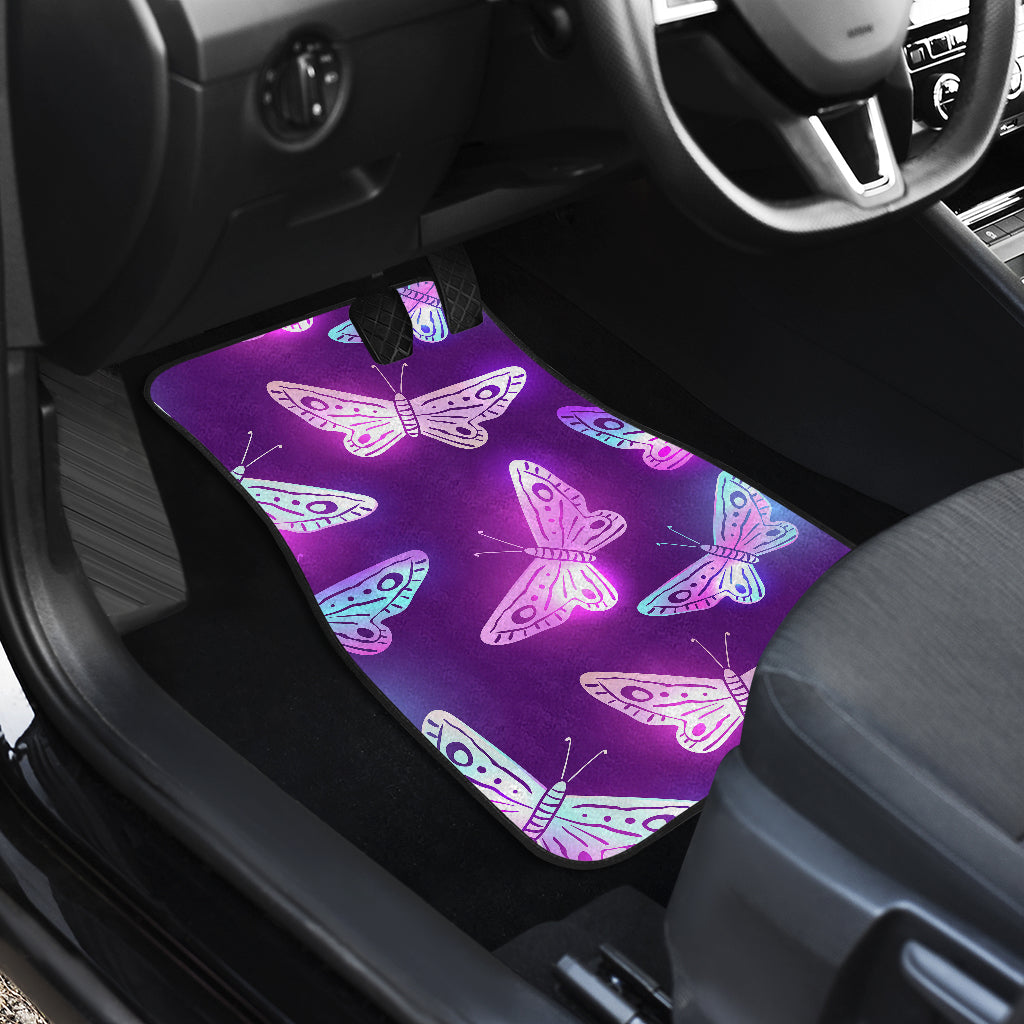 Purple Butterflies Car Floor Mats