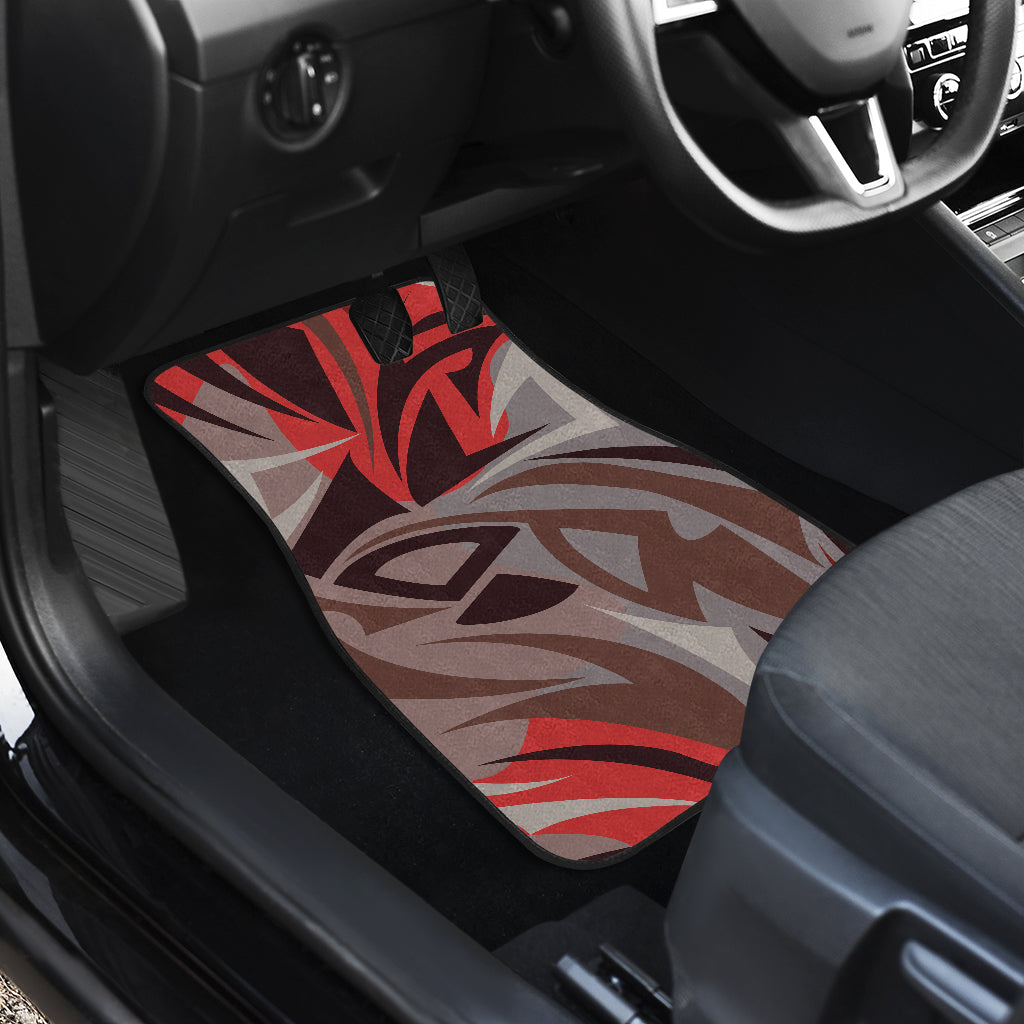 Abstract Tribal Car Floor Mats