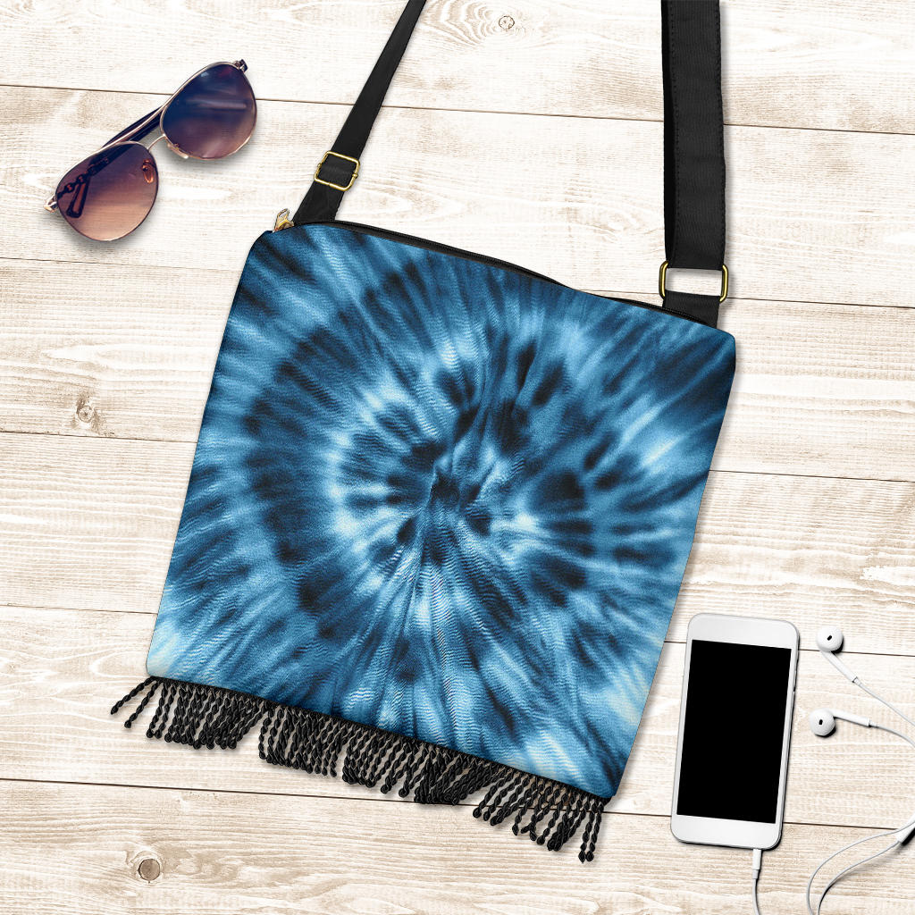 Blue Tie Dye Crossbody Bag
