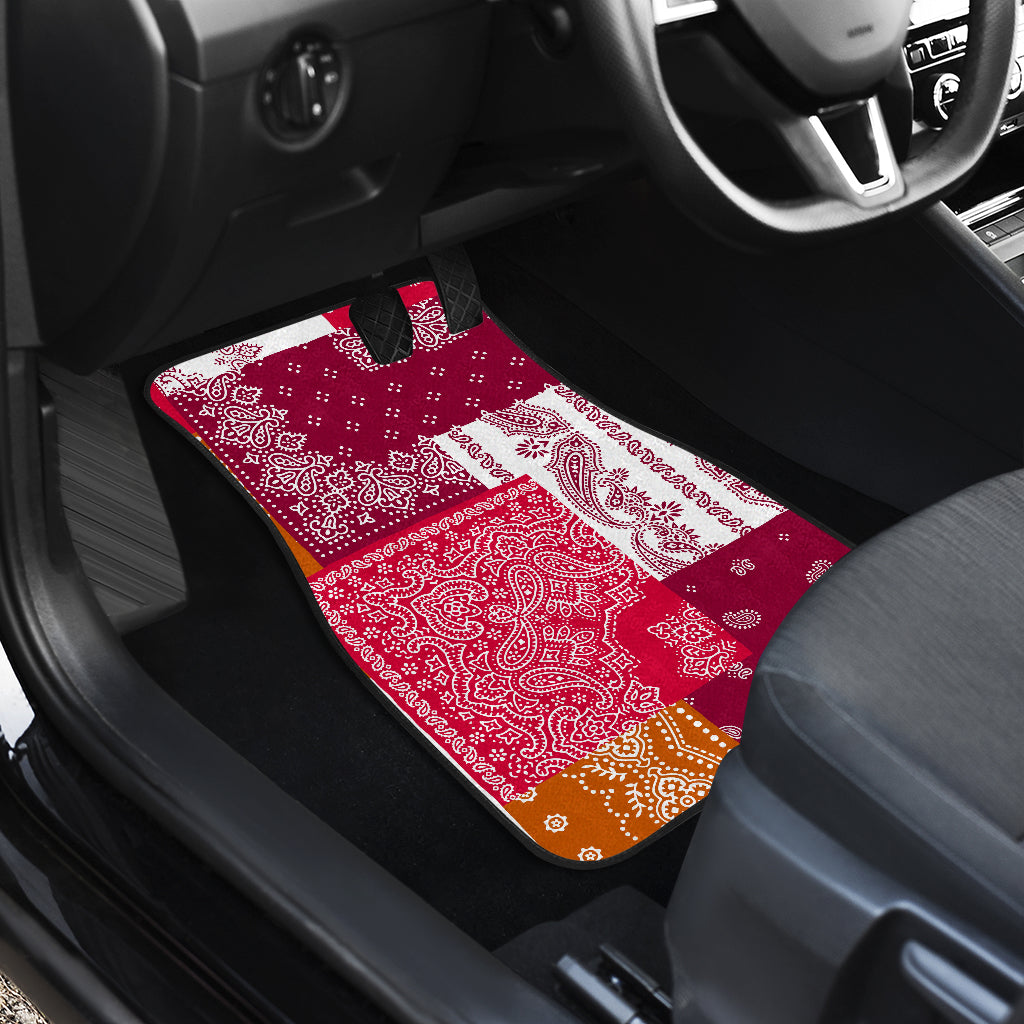 Bandana Patchwork Car Floor Mats