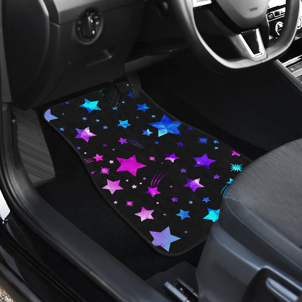 Pink Purple Stars Car Floor Mats