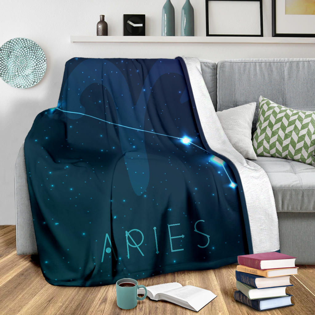 Aries Zodiac Blanket