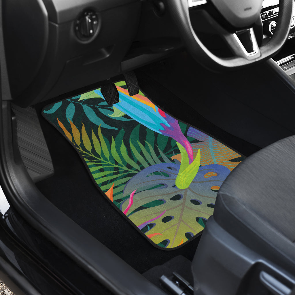 Colorful Plants Car Floor Mats
