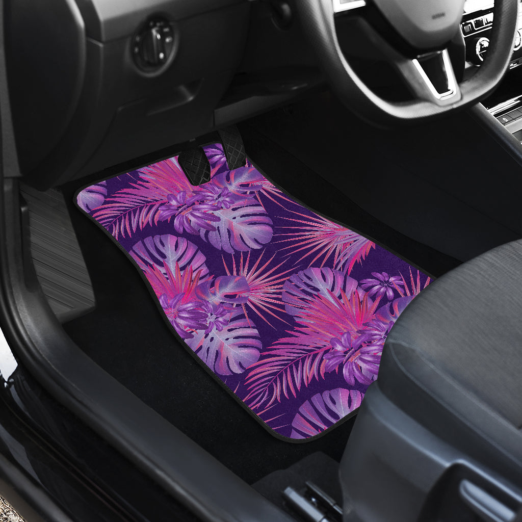 Purple Plants Car Floor Mats