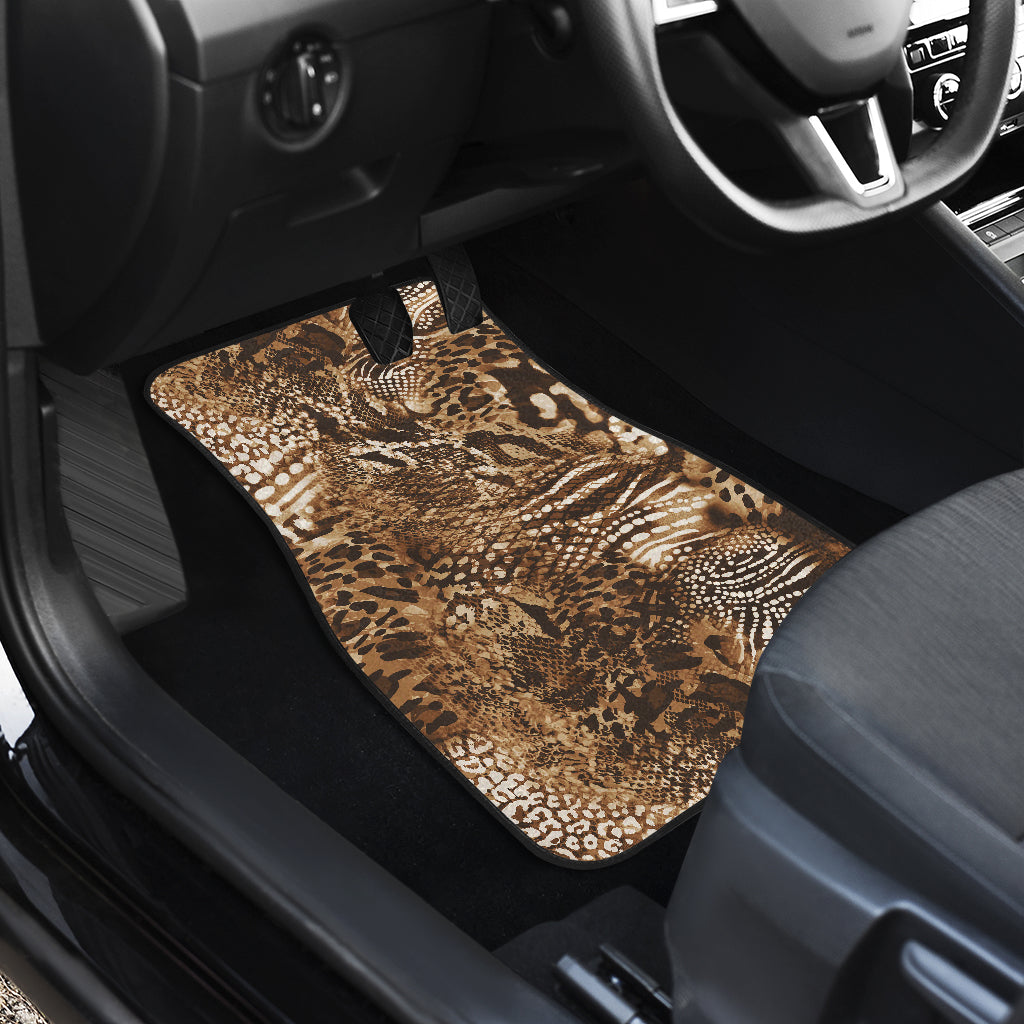 Animal Print Car Floor Mats