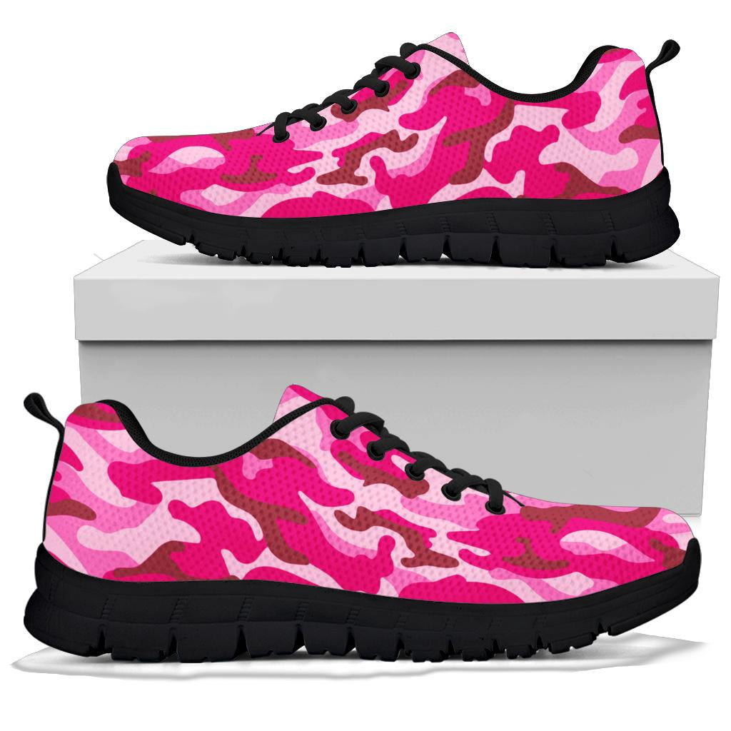 Pink Camouflage Sneakers