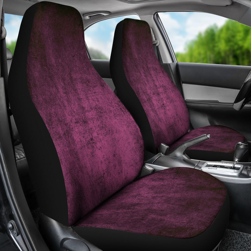 Magenta Grunge Car Seat Covers