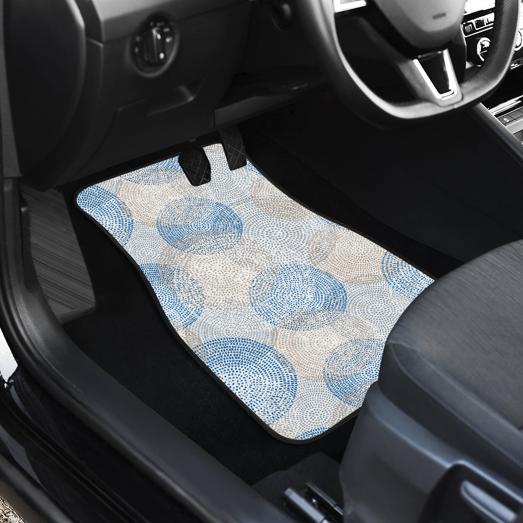Abstract Circles Car Floor Mats