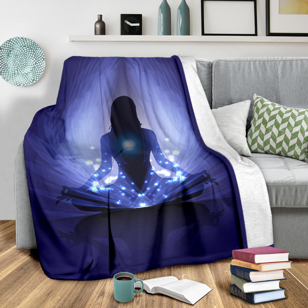 Purple Meditator Blanket