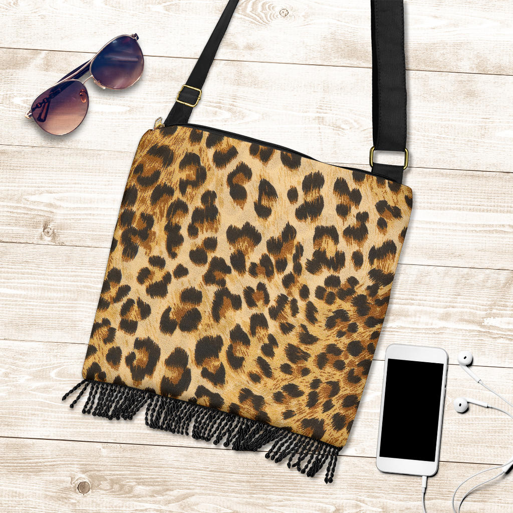 Leopard Print Crossbody Bag