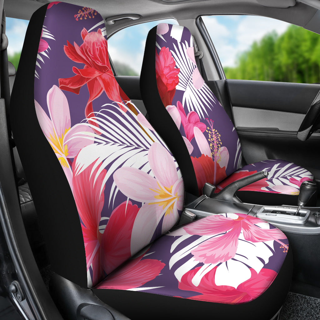 Pink Floral Car Seat Covers
