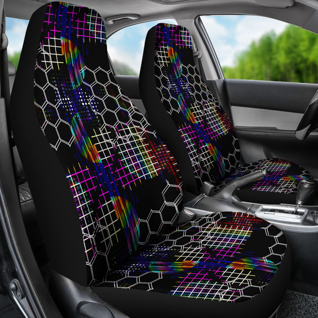 Honeycomb Abstract Car Seat Covers