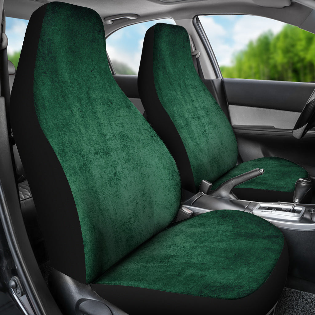 Green Grunge Car Seat Covers