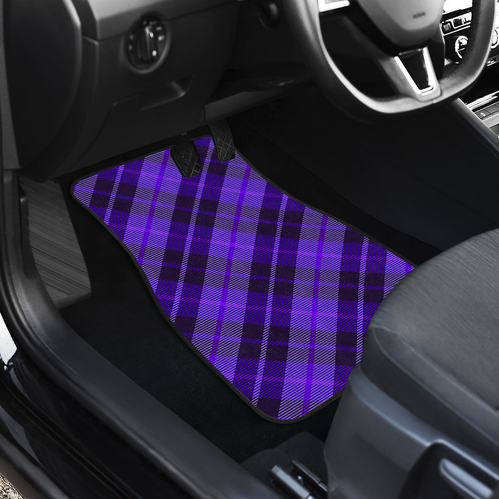 Purple Plaid Car Floor Mats