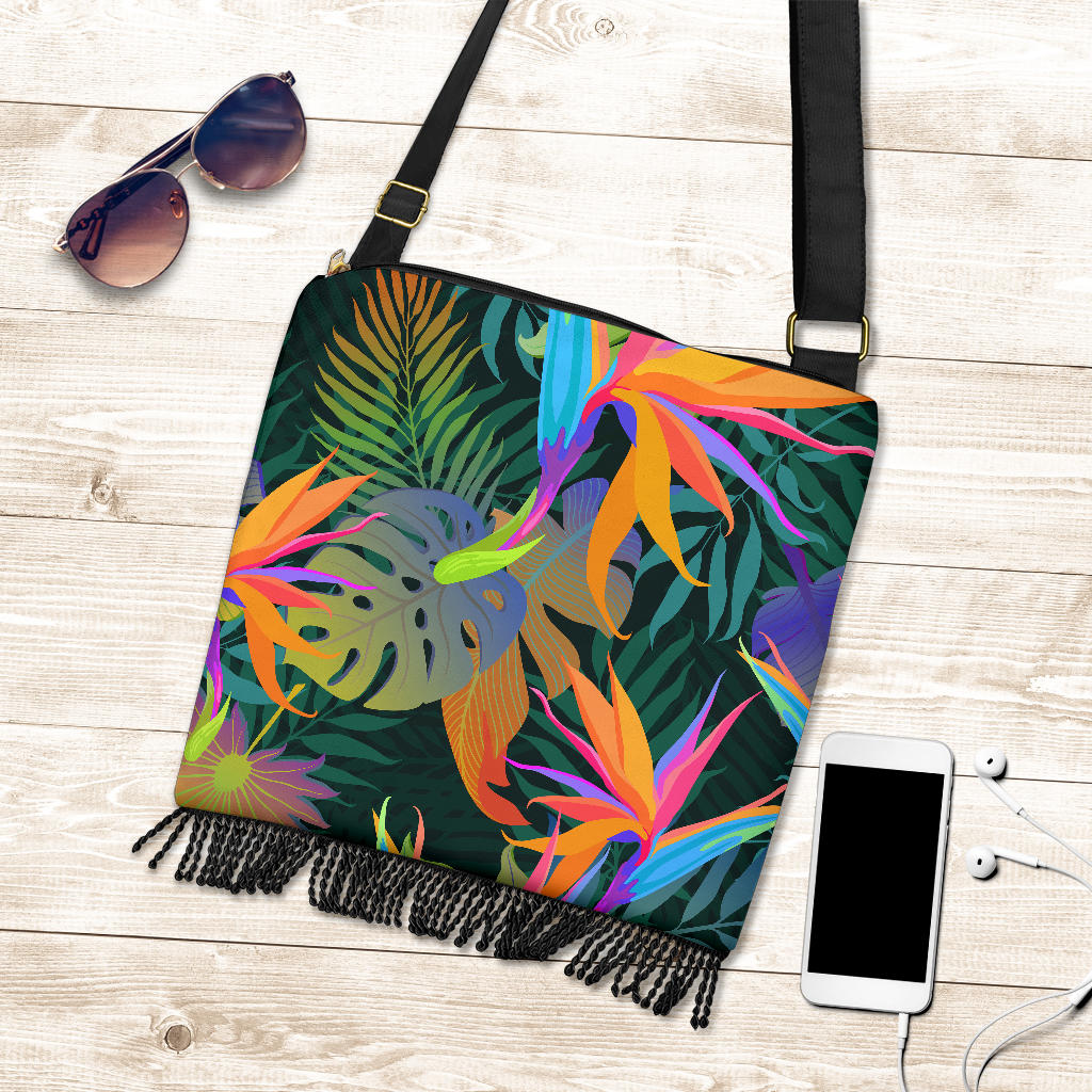 Colorful Plants Crossbody Bag