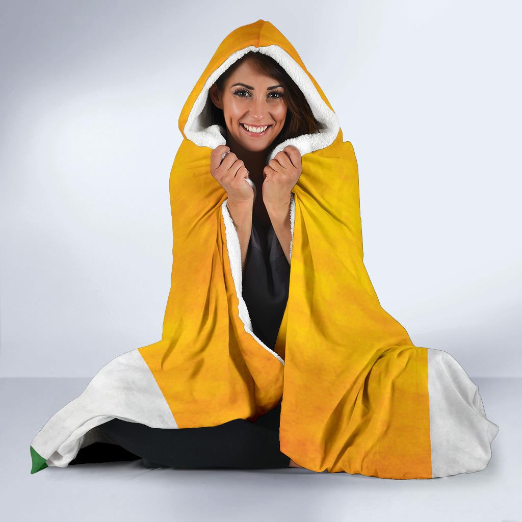Indian Flag Hooded Blanket