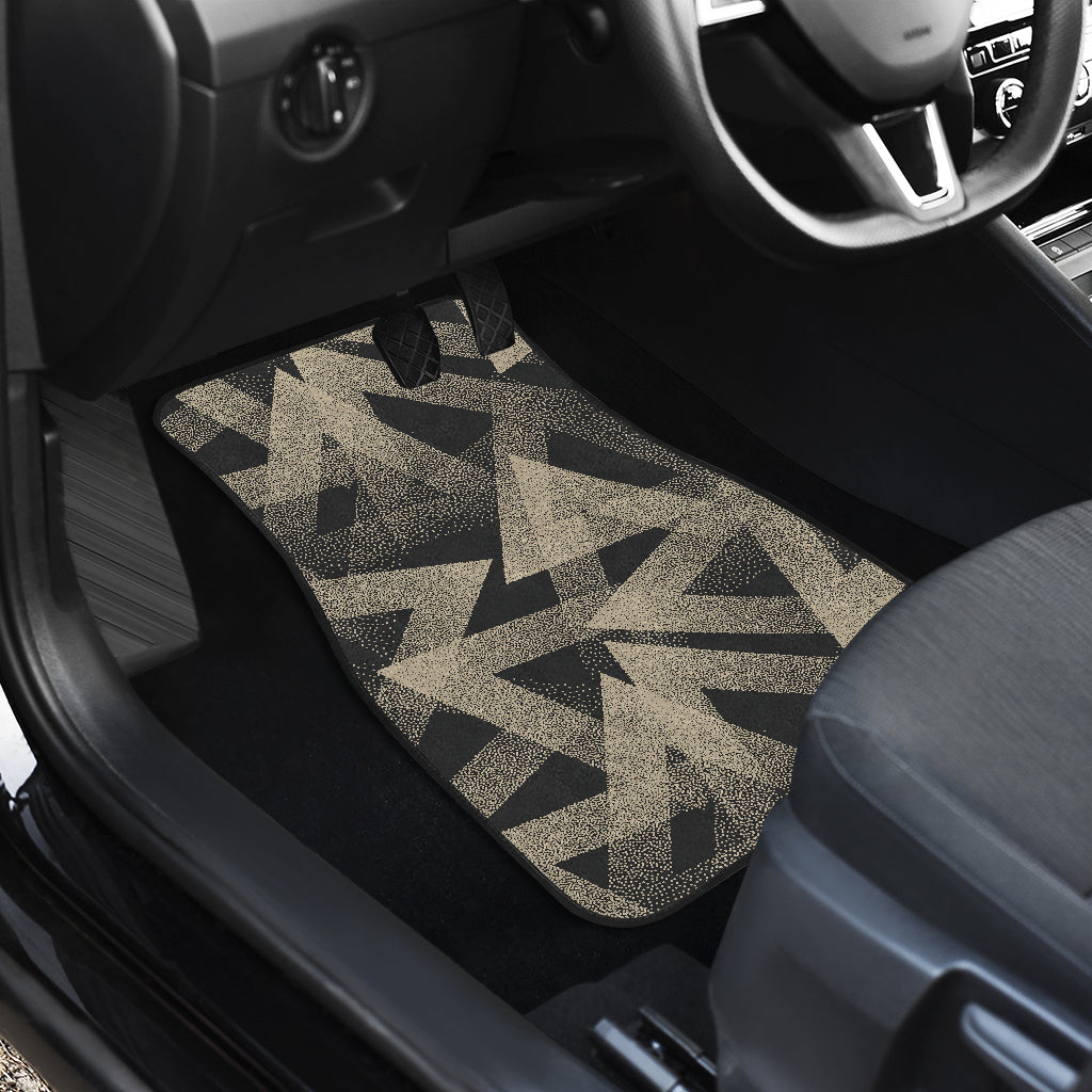 Abstract Zig Zag Car Floor Mats