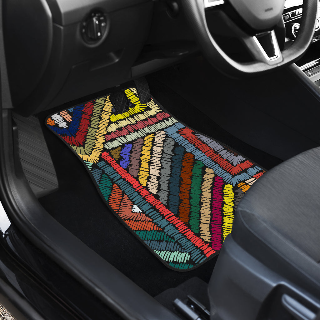 Colorful Ethnic Car Floor Mats